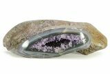 Dark Purple Amethyst Geode - Uruguay #275652-3